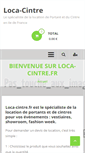 Mobile Screenshot of loca-cintre.fr