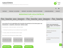Tablet Screenshot of loca-cintre.fr
